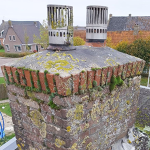 Inspectie van de schoorsteen