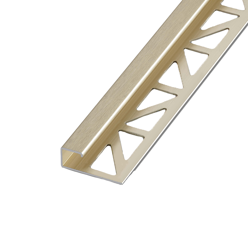 Blanke Cubeline Aluminium - champagne geanodiseerd 11 mm