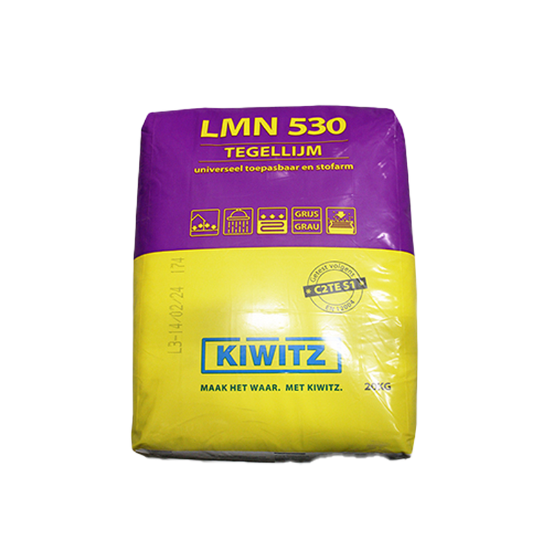 Kiwitz LMN 530 universeel toepasbare, stofarme tegellijm