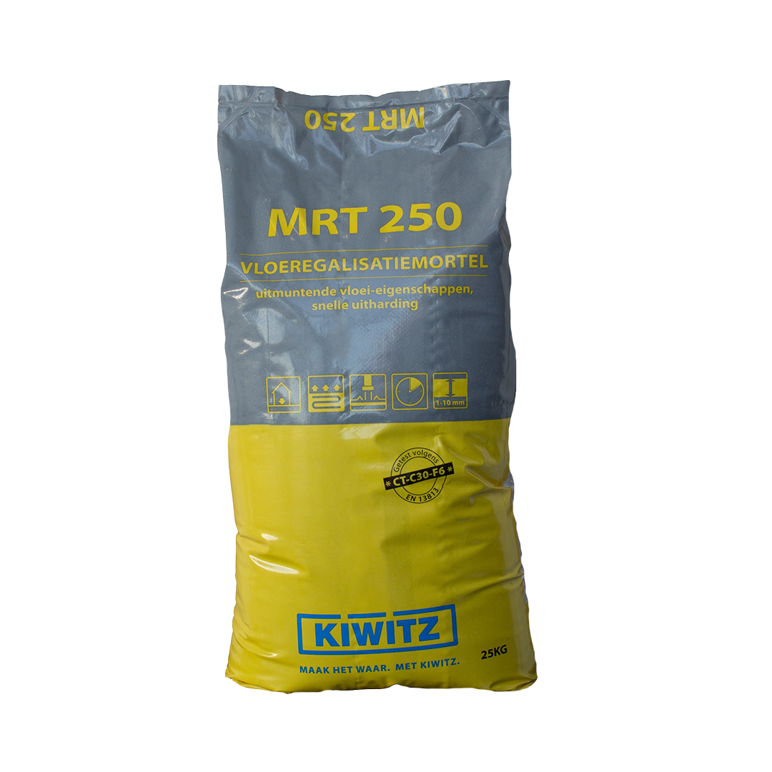 Kiwitz MRT 250 snelafbindende egalisatiemortel (tot 10 mm)