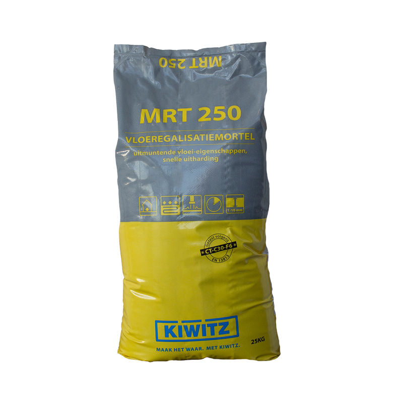 Kiwitz MRT 250 snelafbindende egalisatiemortel (tot 10 mm)