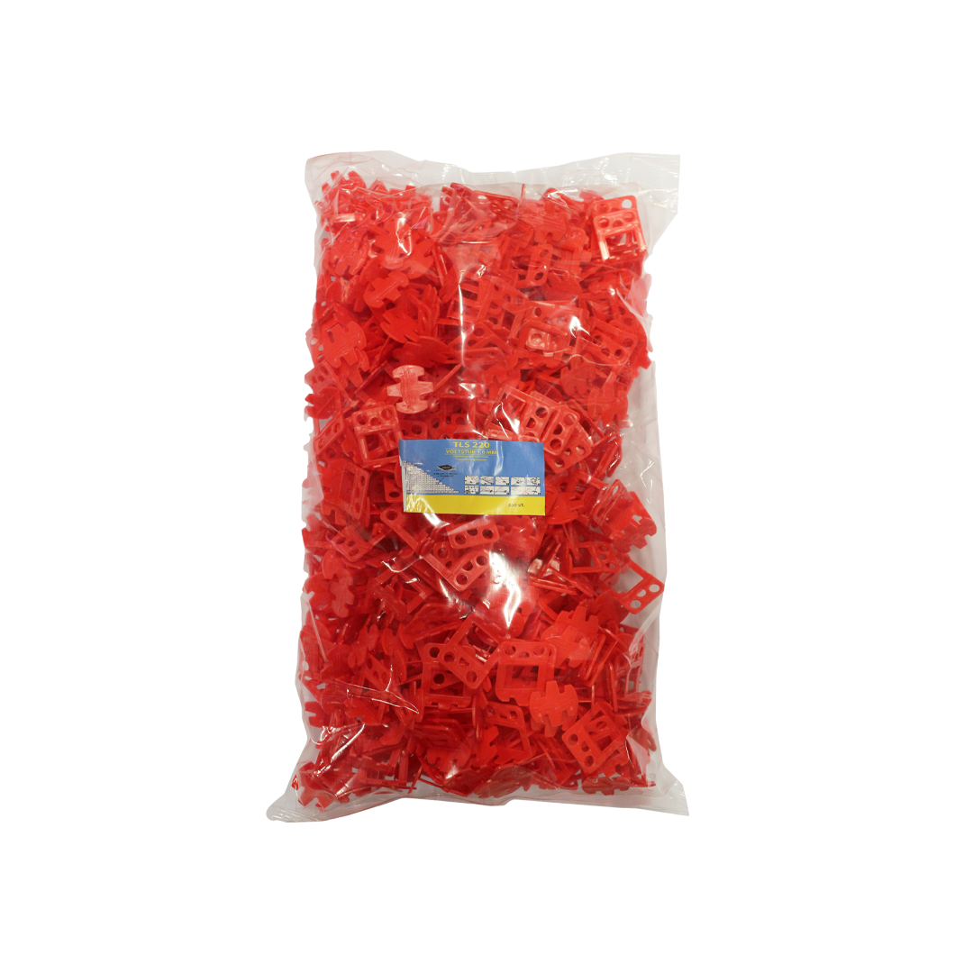 Kiwitz TLS 220 Voetstuk - 1,0 mm rood - 500 stuks