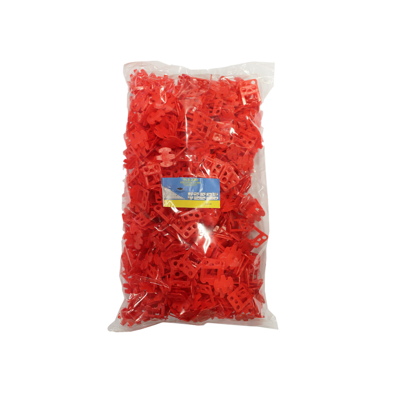 Kiwitz TLS 220 Voetstuk - 1,0 mm rood - 500 stuks