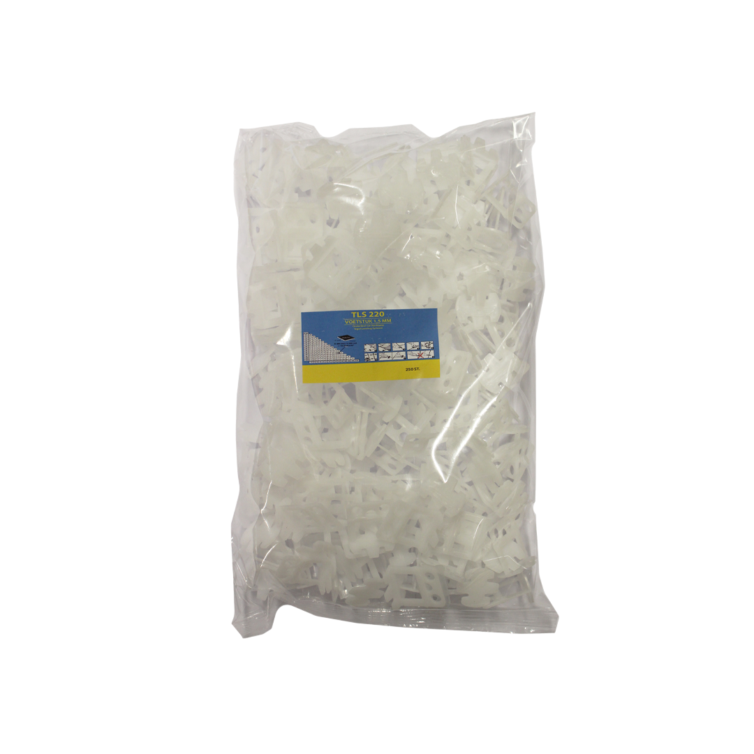 Kiwitz TLS 220 Voetstuk - 1,5 mm wit - 250 stuks
