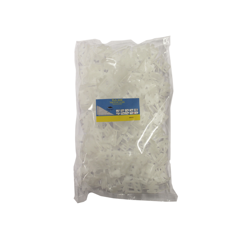 Kiwitz TLS 220 Voetstuk - 1,5 mm wit - 250 stuks