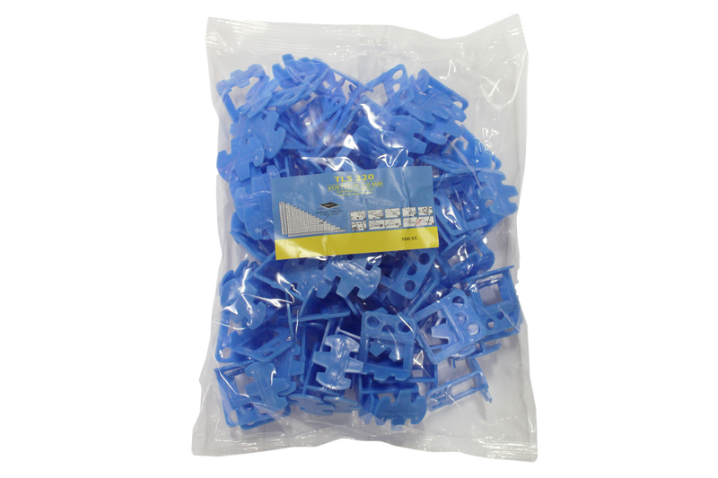 Kiwitz TLS 220 Voetstuk - 2,0 mm blauw - 100 stuks