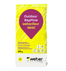 Weber.floor 4640 Outdoor RepFlow betonreparatiemortel