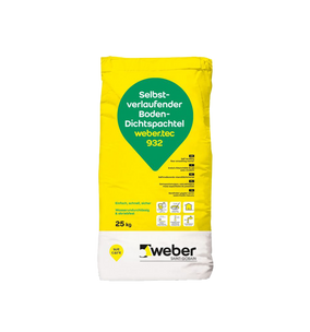 Weber.tec 932 waterdichte egalisatiemortel