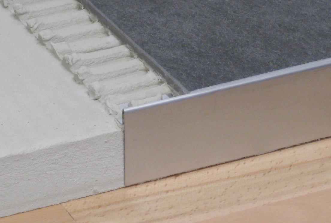 Blanke Drempelprofiel  5mm 3 meter