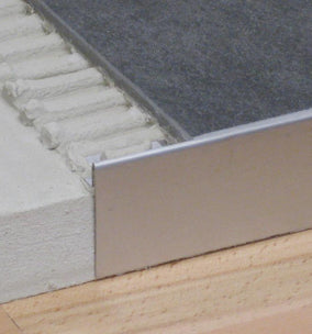 Blanke Drempelprofiel  5mm 3 meter