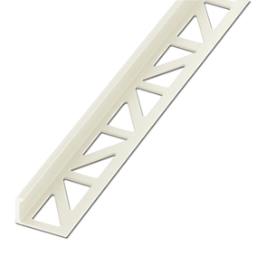 Blanke Tegelafsluitprofiel - ALU wit - 11 mm - 3.0 mtr