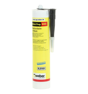 weber.fug 883 elastische geurneutrale siliconenkit - Transparant