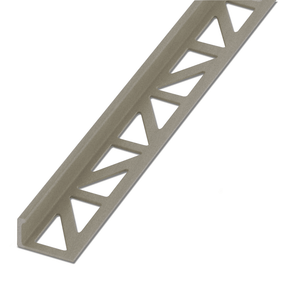 Blanke Tegelafsluitprofiel - ALU titanium mat - 11 mm - 2.7 mtr