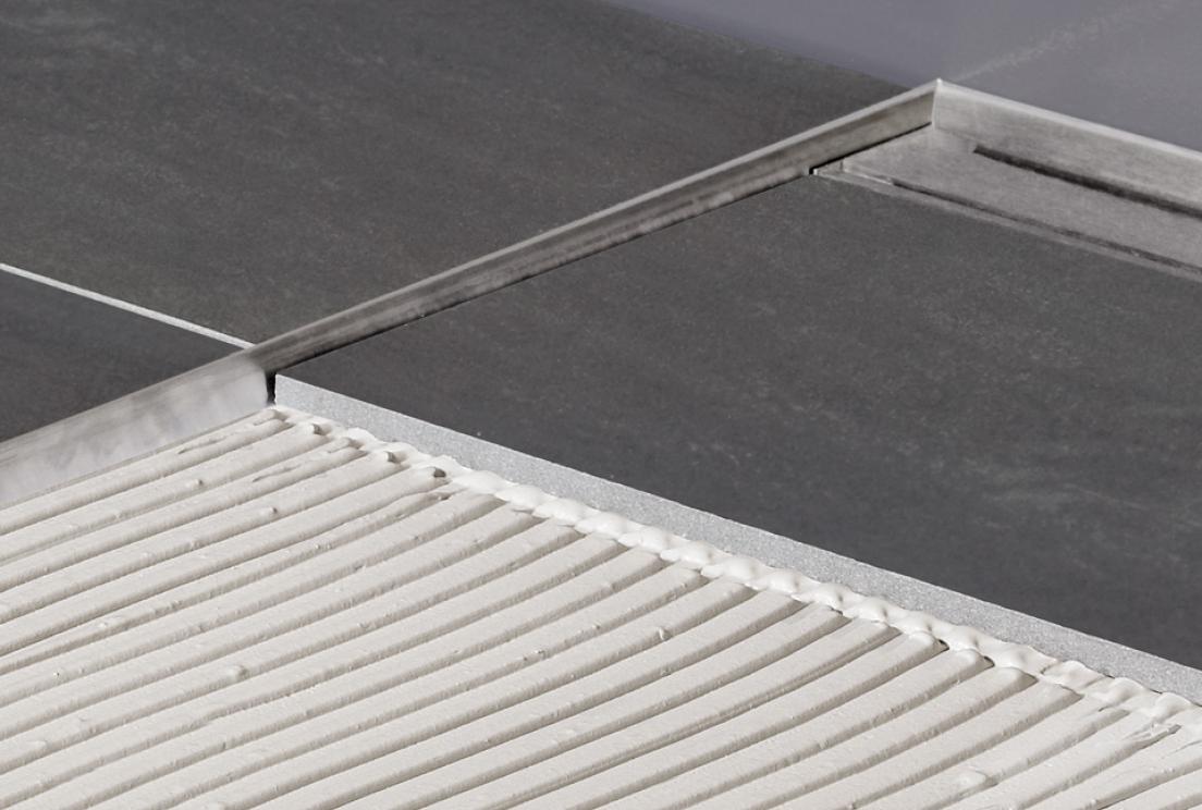 Blanke Aqua Keil - Afschotprofiel - linkse versie - RVS - 10 mm - 2.0 mtr