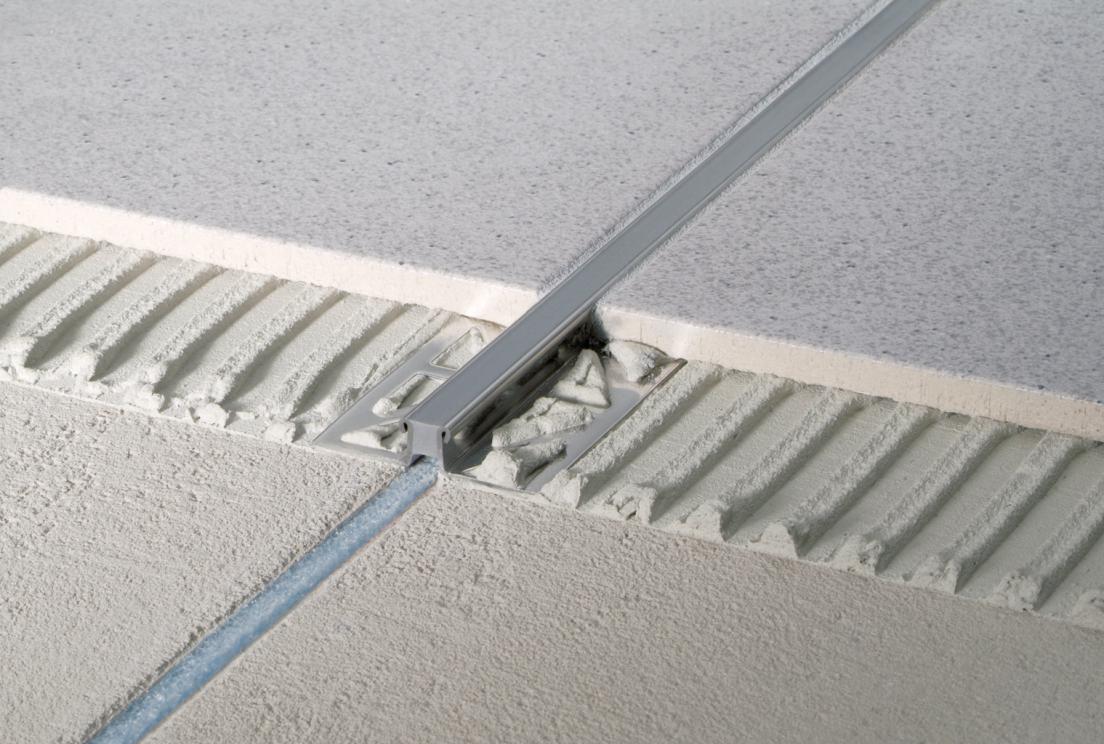 Blanke Bewegingsvoegprofiel  (zware belasting) - RVS - 10 mm - 3.0 mtr