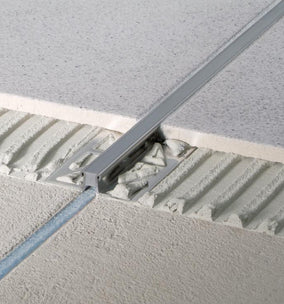 Blanke Bewegingsvoegprofiel  (zware belasting) - RVS - 10 mm - 3.0 mtr
