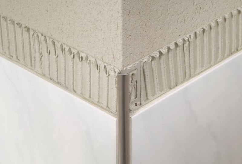 Blanke Kwartrondprofiel - Kunststof jasmijn 5011 - 6 mm - 2.5 mtr
