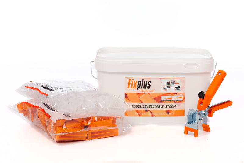 Fix Plus tegelnivelleersysteem startset PRO  - 1.5 mm - 250 stuks