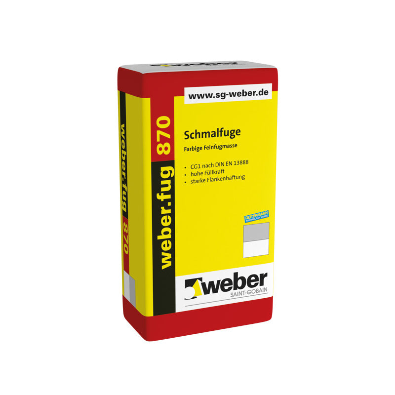 weber.fug 870 voegmortel - Zilvergrijs - 25 kg