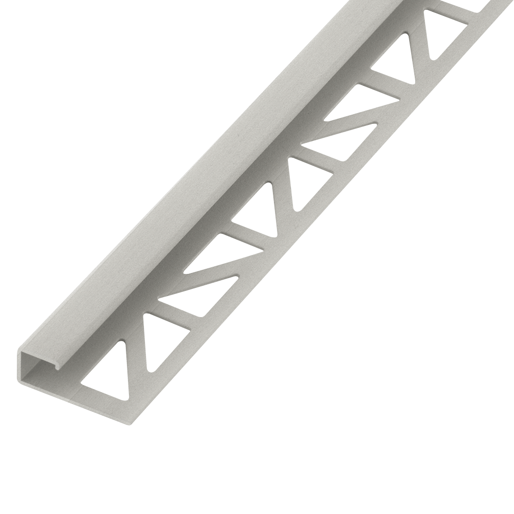Blanke Cubeline afsluitprofiel - ALU zilverkleurig mat - 7 mm - 3.0 mtr