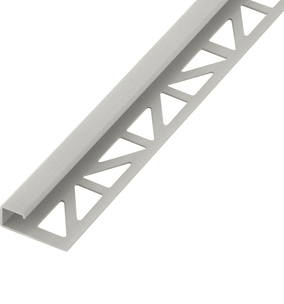 Blanke Cubeline afsluitprofiel - ALU zilverkleurig mat - 7 mm - 3.0 mtr