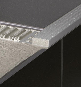 Blanke Stepline profiel - RVS naturel - 11 mm - 3.0 mtr