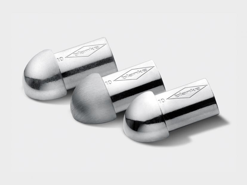 Kwartrondprofiel Buitenhoek Kunststof - wit - 6 mm