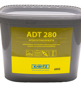 Kiwitz ADT 280 – Flexibele waterdichtingspasta - 6 kg