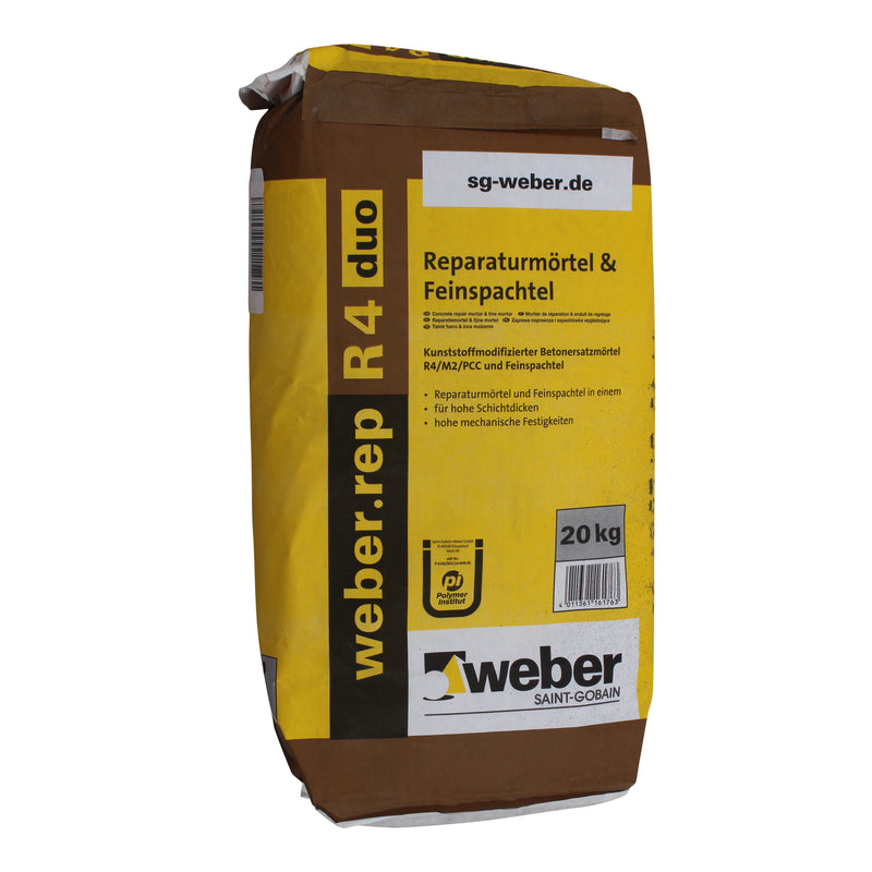 Weber.rep R4 Duo polymeer gemodificeerde droge mortel