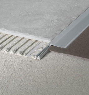 Blanke variabel afdekprofiel overgangsprofiel  10mm