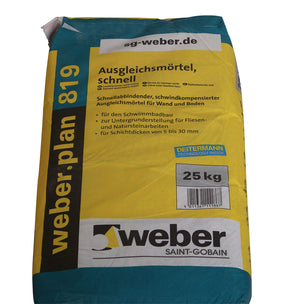 weber.plan 819 uitvlak- en egalisatiemortel