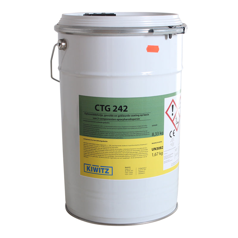 Kiwitz CTG 242 vloercoating - RAL 7032 - 10 kg blik