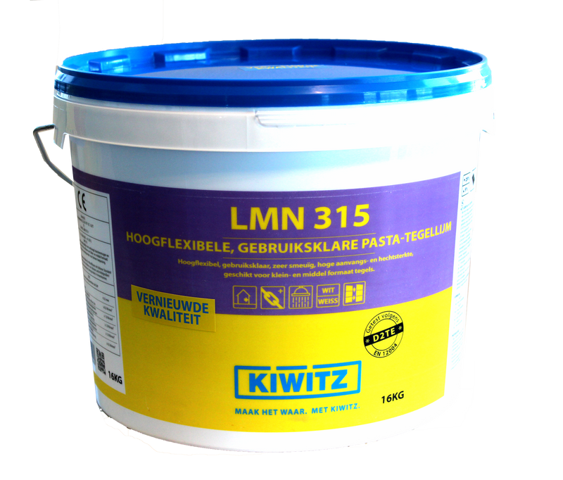Kiwitz LMN 315 pastalijm klein- en middelformaat tegels