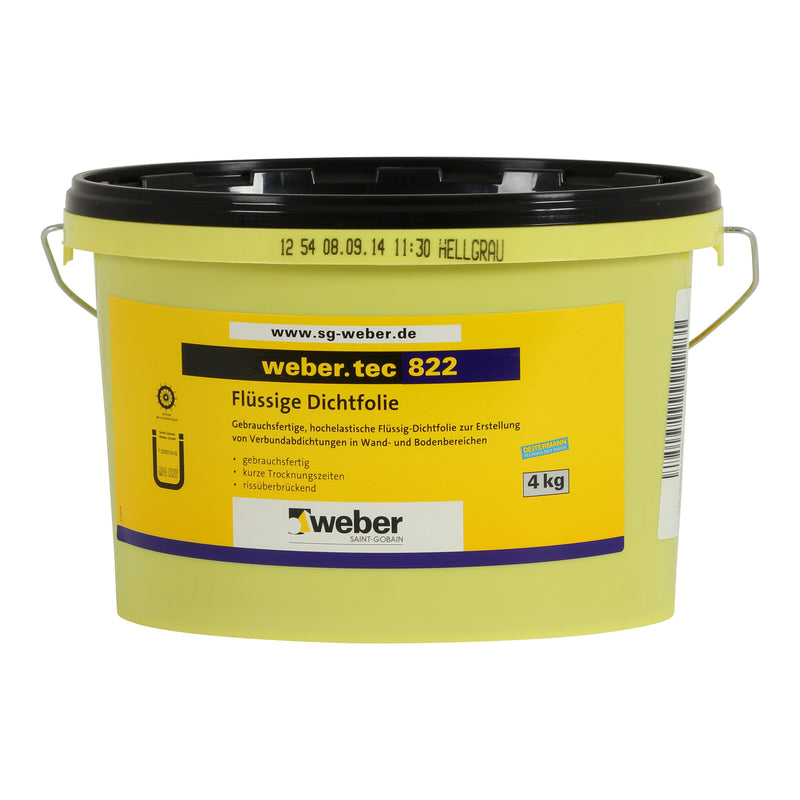 weber.tec 822 gebruiksklare afdichtingspasta vochtgevoelige ondergronden