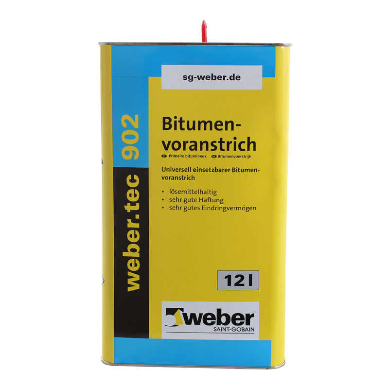 weber.tec 902 primer op basis van oplosmiddelhoudende bitumen