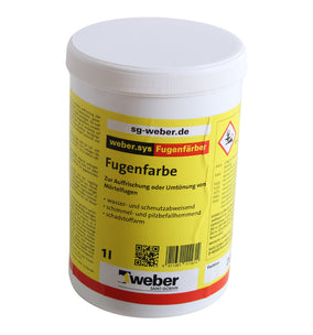 Weber.sys fugenfärber voegenverf - zilvergrijs