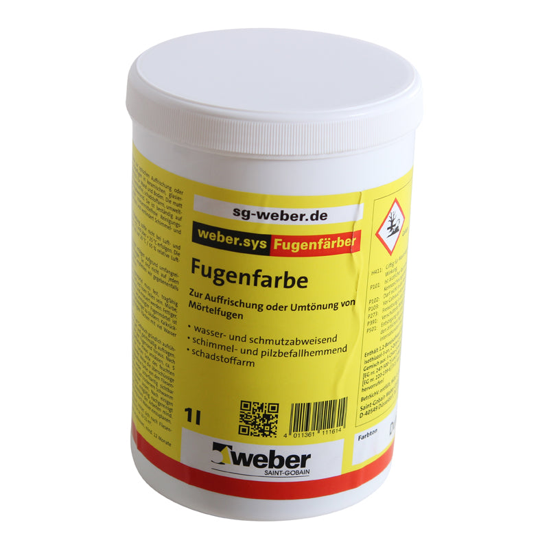 Weber.sys fugenfärber voegenverf - zilvergrijs
