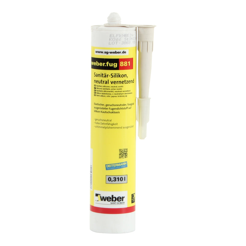 weber.fug 881 elastische geurneutrale siliconenkit - Manhattan