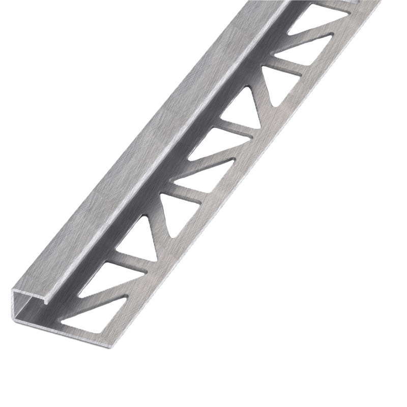Blanke Cubeline afsluitprofiel - RVS gepolijst - 11 mm - 3.0 mtr