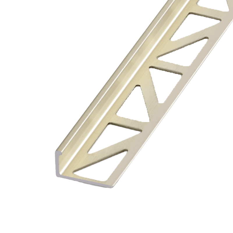 Blanke Tegelafsluitprofiel - ALU champagne geanodiseerd - 11 mm - 2.5 mtr