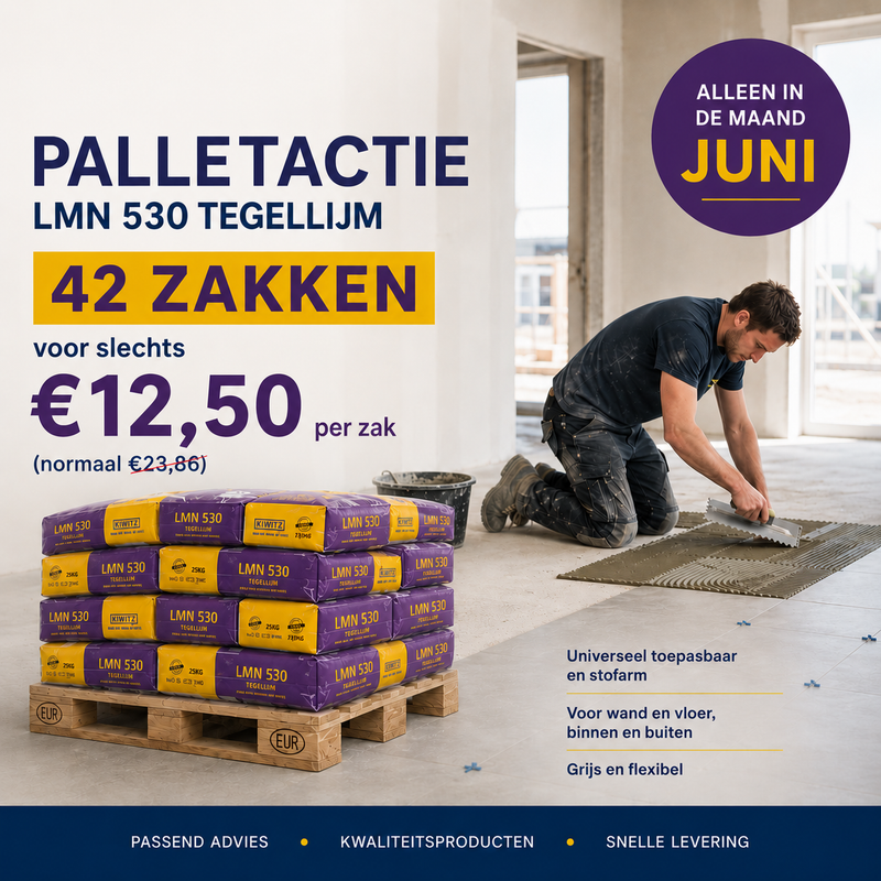 Probeer Kiwitz LMN 530 in juni voor € 12,50 per zak