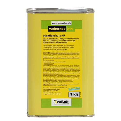 weber.tec 944 snelhardende, 1-K injectiehars