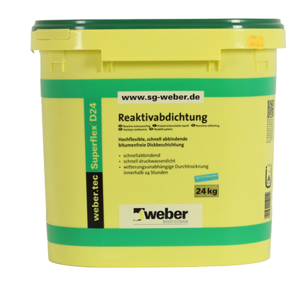 weber.tec Superflex D 24 afdichtingsmassa 2K - 24 kg