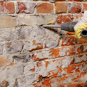 Voegen uitdiepen/uitkrabben