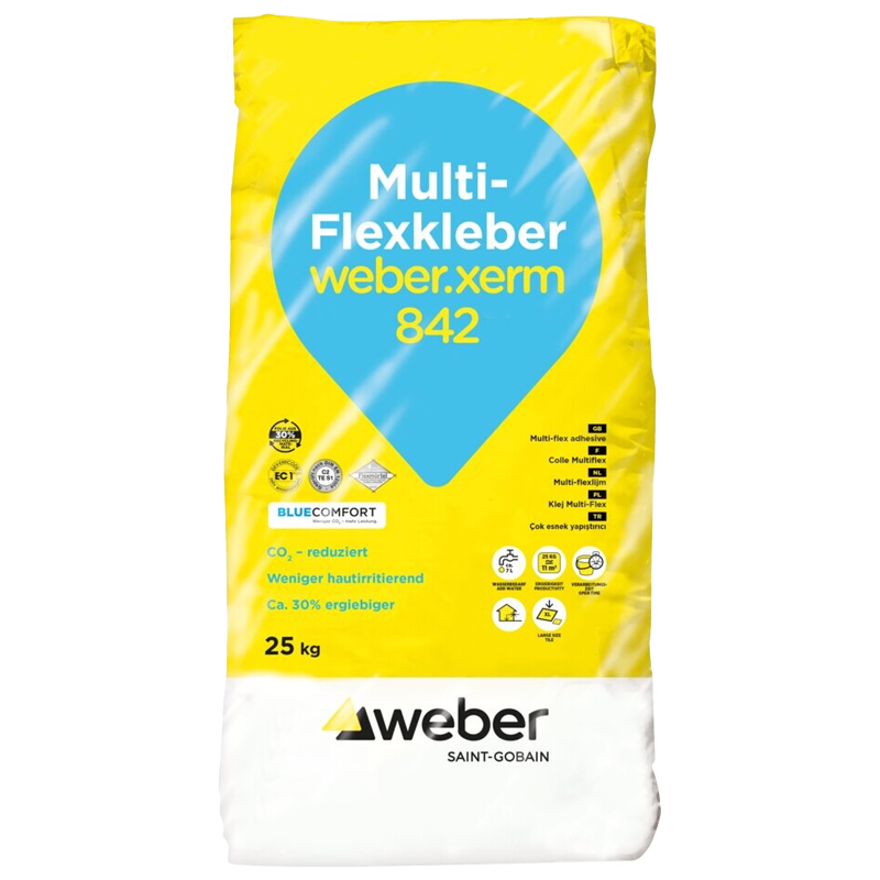 Weber.xerm 842 duurzame dun- en middelbedmortel