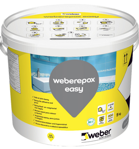 Weber.epox easy - epoxy kleef- en voegmortel - Cement - 5 kg