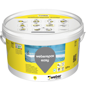 Weber.epox easy - epoxy kleef- en voegmortel - Black - 2,5 kg