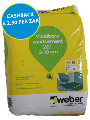 Weber.floor VZC vloeibare zandcement