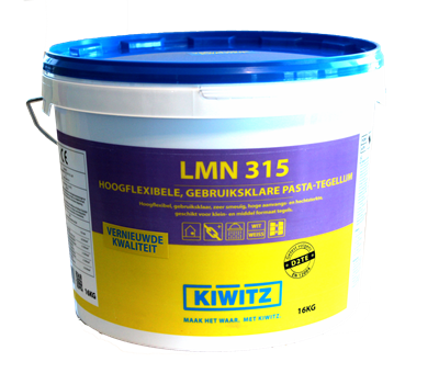 Kiwitz LMN 315 pastalijm klein- en middelformaat tegels